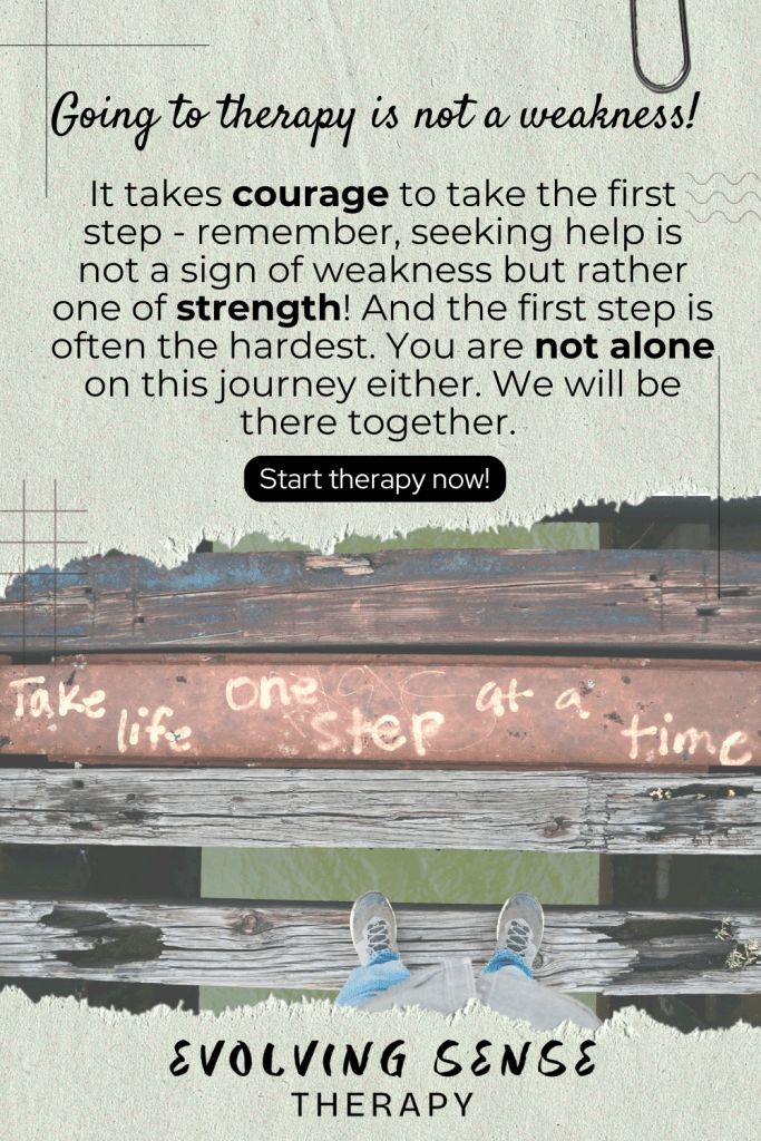 Seeking help from a counsellor is scary, but also a sign of strength, not weakness.