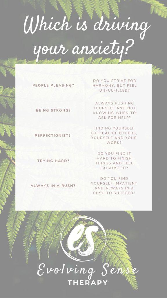 Our drivers will increase our anxiety in moments of stress.